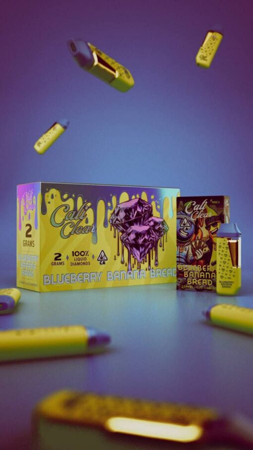 Cali Clear Blueberry Banana Bread